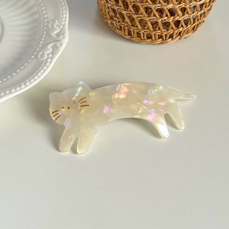 Playful Cat Hair Clips