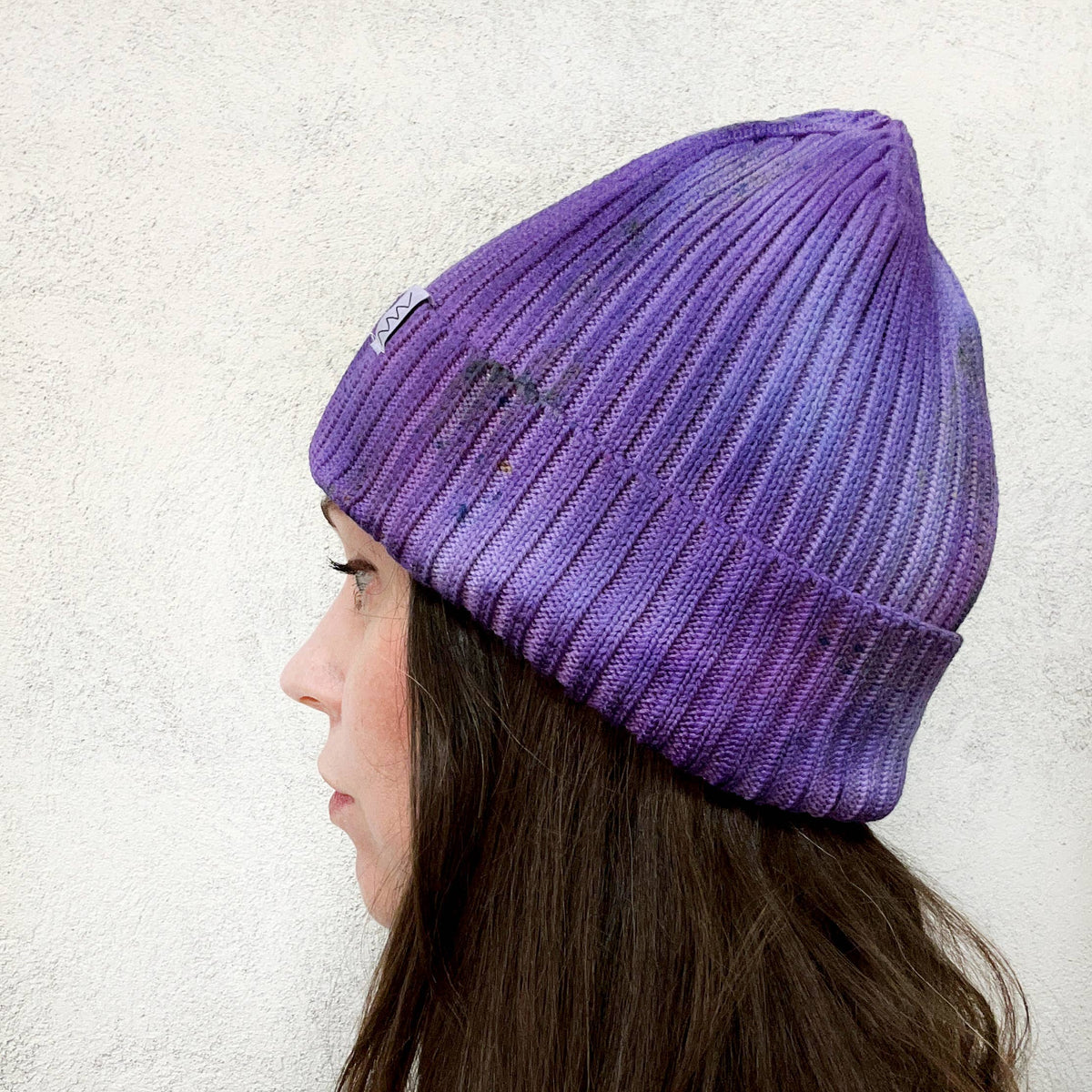 Merle Works - Grape Hand-dyed Beanie Hat