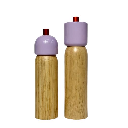 MÆGEN Salt & Pepper Grinder - Lilac & Red