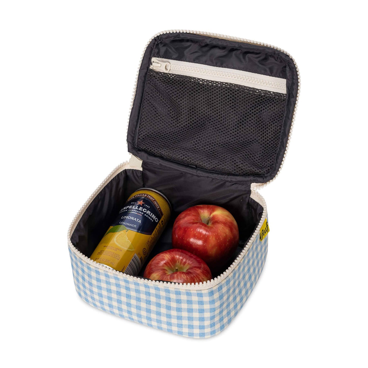 Fluf - Mini Zip Cube - Gingham Sky
