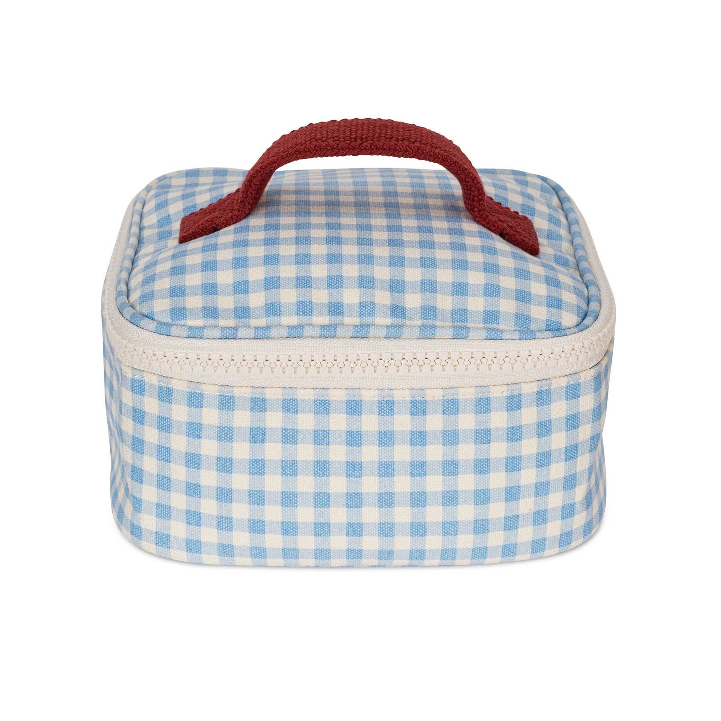 Fluf - Mini Zip Cube - Gingham Sky