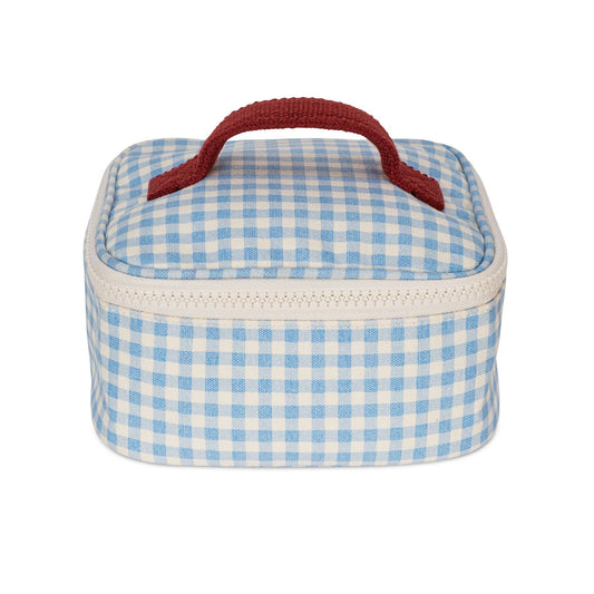 Fluf - Mini Zip Cube - Gingham Sky