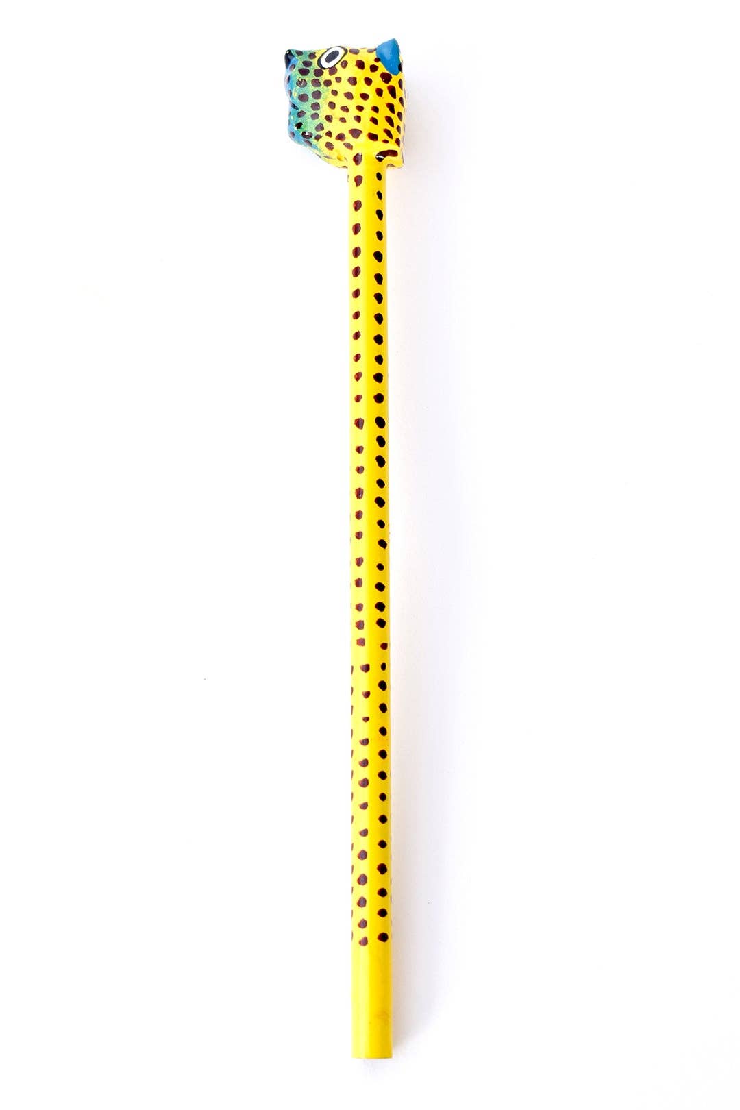 Hand Painted Cheetah Pencil No. 01