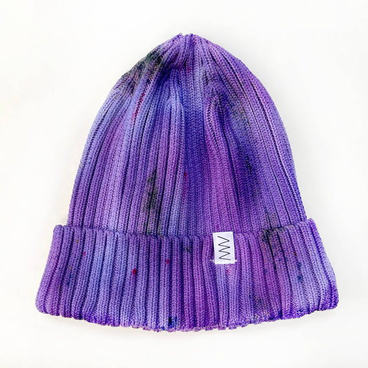 Merle Works - Grape Hand-dyed Beanie Hat