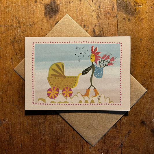 ‘Flower Baby’ Greeting Card