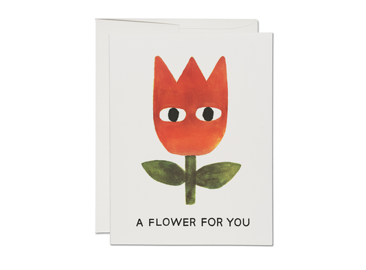 A Flower friendship greeting card